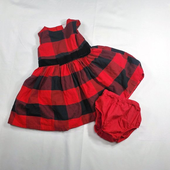 Carter's Other - Carter's Buffalo Plaid Dress 12M